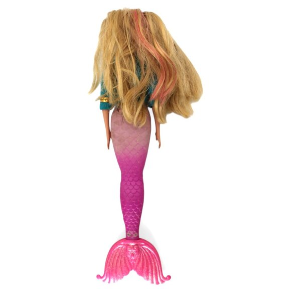 Barbie Mermaid Doll With Blonde Hair & Pink Tail - Picture 2 of 4
